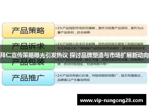 拜仁宣传策略曝光引发热议 探讨品牌塑造与市场扩展新动向